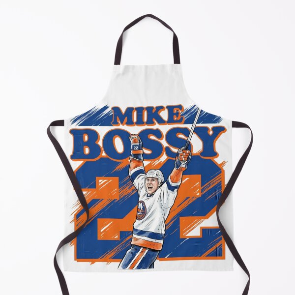 Item preview, Long Island Scoring Legend No. 22 – Retro Blue and Orange Hockey Art designed and sold by Thogan0416.
