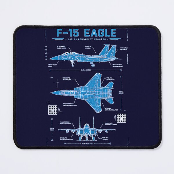 Item preview, F-15 Eagle Blueprint Air Superiority Fighter Jet Design designed and sold by RockyLambda.