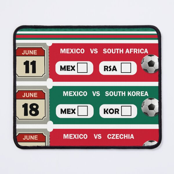 Item preview, Mexico Soccer Fan Shirt 2026 World Cup Tourney Tracker Matchday Tee designed and sold by TourneyTracker.