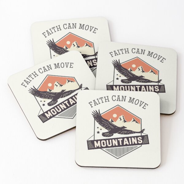 Item preview, Faith Can Move Mountains Matthew 17:20 Faith Looks Good designed and sold by FaithLooksGood.
