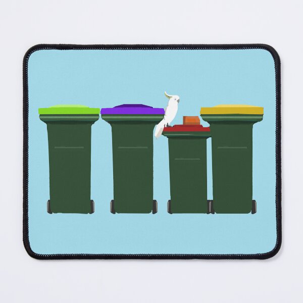 Item preview, Cockatoo Bin Night Wheelie Bins designed and sold by Donnahuntriss.