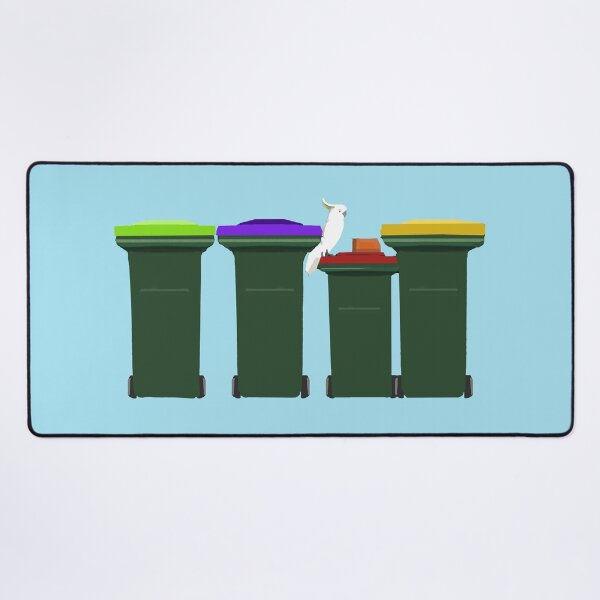 Item preview, Cockatoo Bin Night Wheelie Bins designed and sold by Donnahuntriss.