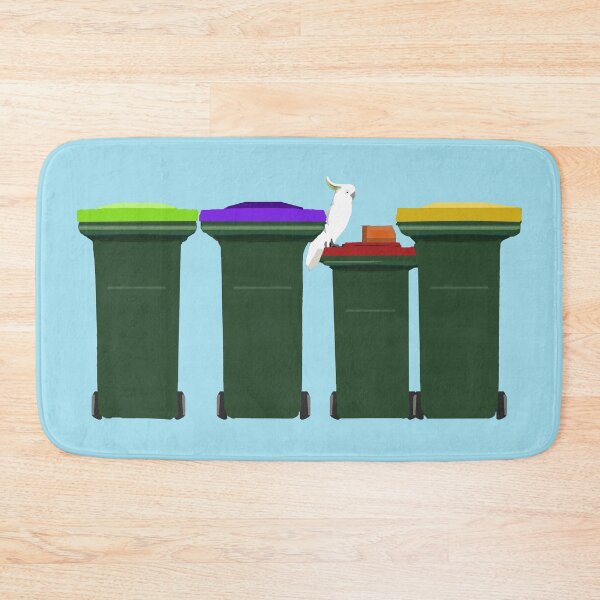 Item preview, Cockatoo Bin Night Wheelie Bins designed and sold by Donnahuntriss.