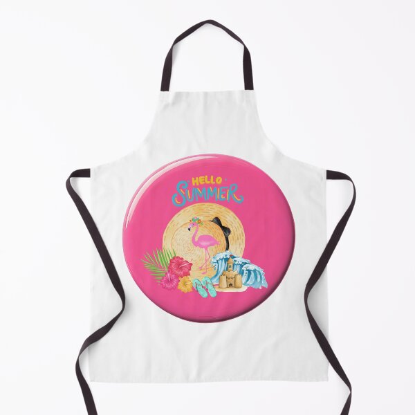 Item preview, Pink flamingo summer vacation designed and sold by Kiraguapa.