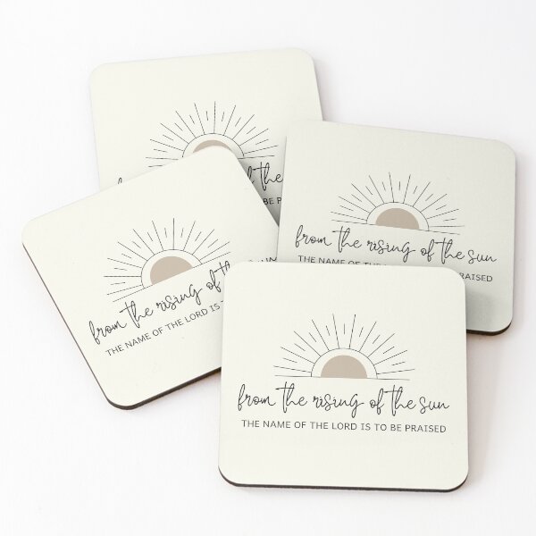 Item preview, From the Rising of the Sun The Name of the Lord is to be Praised Psalm 113:3 Faith Looks Good designed and sold by FaithLooksGood.