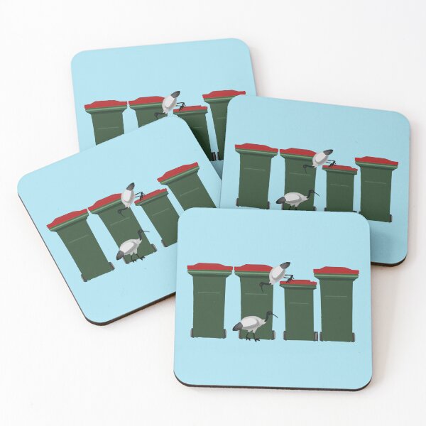 Item preview, Bin Chicken Ibis Bin Night Wheelie Bins designed and sold by Donnahuntriss.