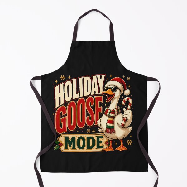 Item preview, Holiday Goose Mode Christmas Goose Shirt Funny Goose Lover Holiday PNG Festive Winter Gift designed and sold by VectorJoy.