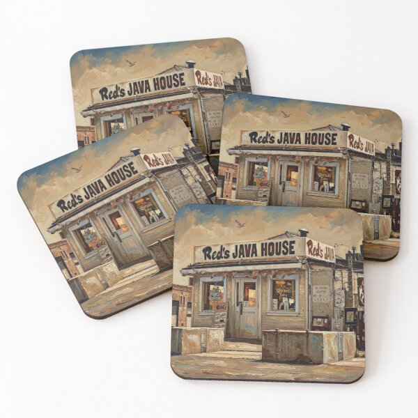 Item preview, Red's Java House Oil Painting designed and sold by Peter Stawicki.