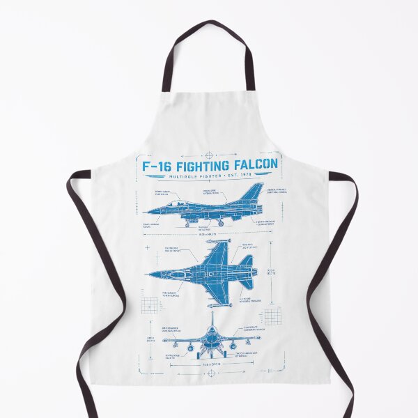 Item preview, F-16 Fighting Falcon Blueprint Fighter Jet Aviation Design designed and sold by RockyLambda.