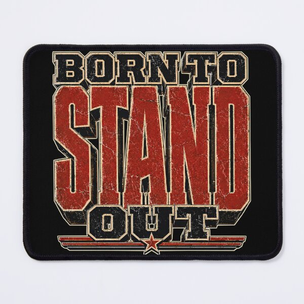 Item preview, Born to Stand Out" Bold Grunge Typography designed and sold by aashcreat.