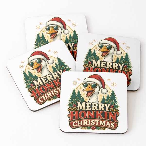 Item preview, Merry Honkin Christmas Goose Shirt Funny Christmas Goose PNG Cute Holiday Goose Lover Gift designed and sold by VectorJoy.