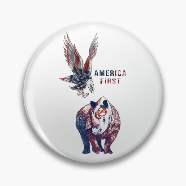 Item preview, America First Patriotic Eagle Anti-RINO - DRYSMIRK designed and sold by DrySmirk.