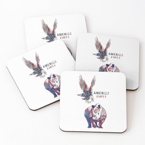 Item preview, America First Patriotic Eagle Anti-RINO - DRYSMIRK designed and sold by DrySmirk.