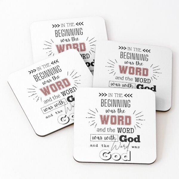 Item preview, In the Beginning Was the Word John 1:1 Faith Looks Good designed and sold by FaithLooksGood.