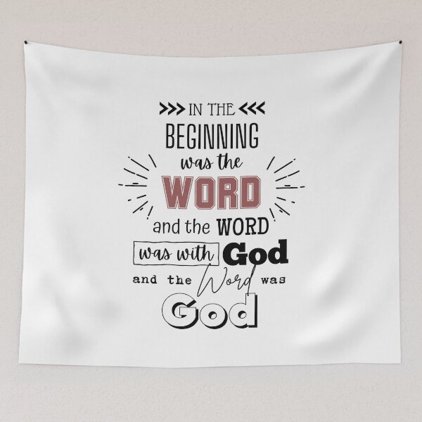 Item preview, In the Beginning Was the Word John 1:1 Faith Looks Good designed and sold by FaithLooksGood.