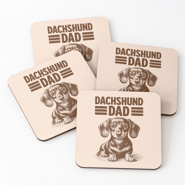 Item preview, Dachshund Dad Cute Wiener Dog Owner Dog Lover Father designed and sold by KLArtzStore.