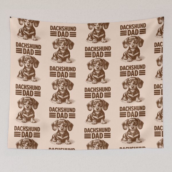Item preview, Dachshund Dad Cute Wiener Dog Owner Dog Lover Father designed and sold by KLArtzStore.