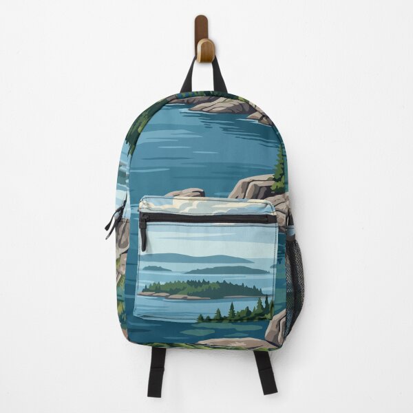 Item preview, Isle Royale National Park USA Travel Vintage designed and sold by RareDeerArt.
