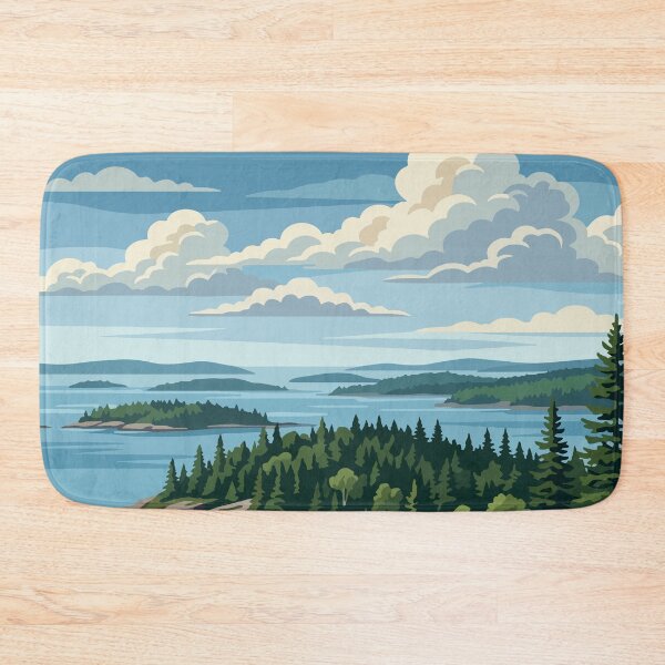 Item preview, Isle Royale National Park USA Travel Vintage designed and sold by RareDeerArt.