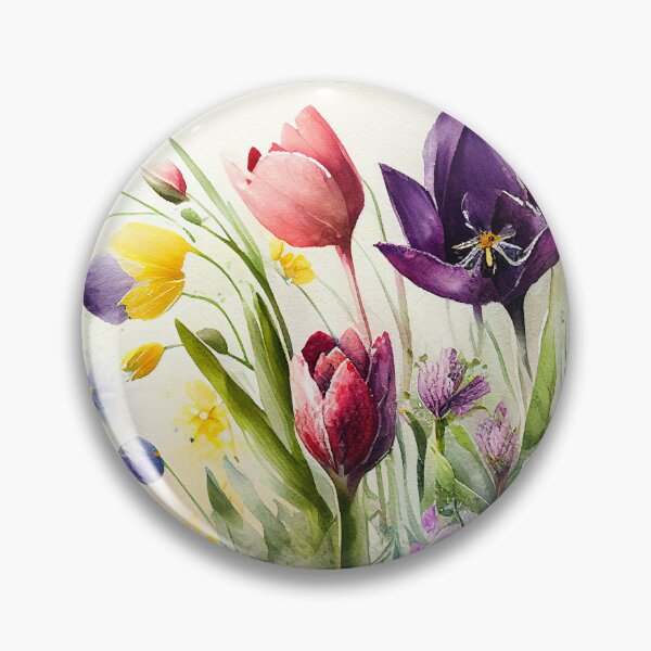 Item preview, Beautiful spring flowers painting designed and sold by Art-spree.