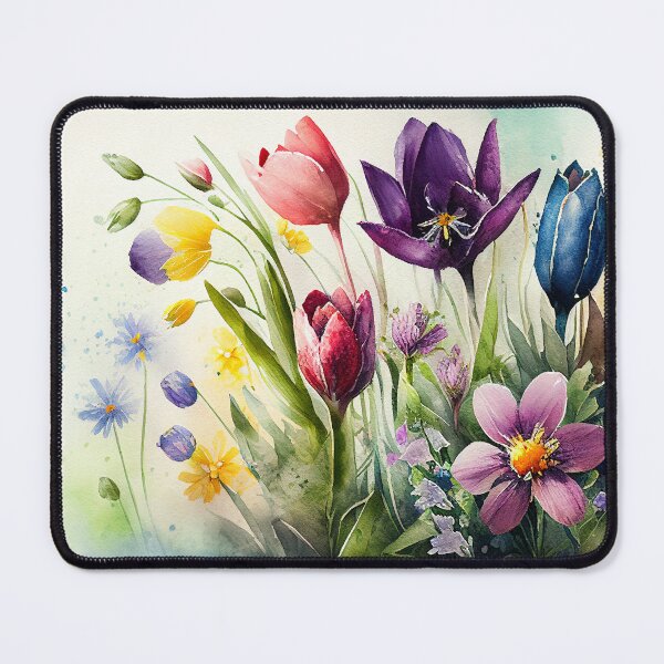 Item preview, Beautiful spring flowers painting designed and sold by Art-spree.