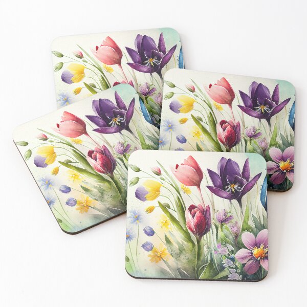 Item preview, Beautiful spring flowers painting designed and sold by Art-spree.
