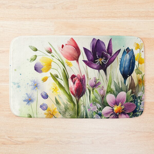 Item preview, Beautiful spring flowers painting designed and sold by Art-spree.