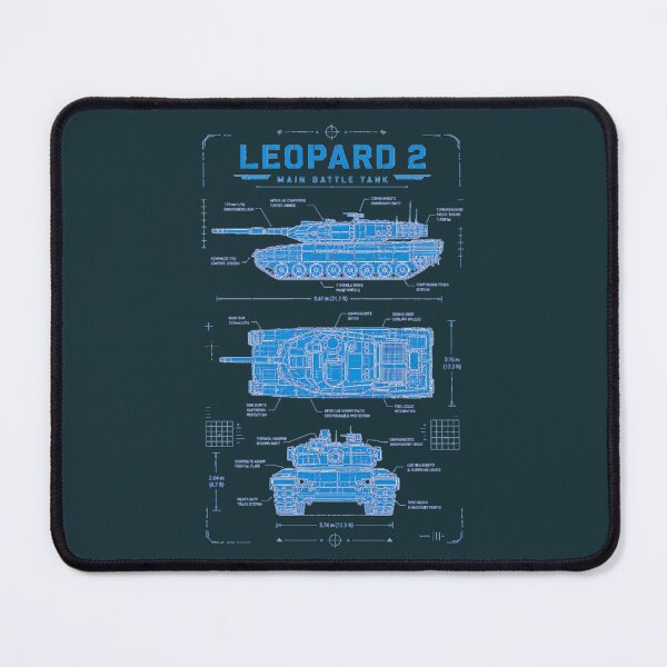 Item preview, Leopard 2 Blueprint Main Battle Tank Military Armor Design designed and sold by RockyLambda.