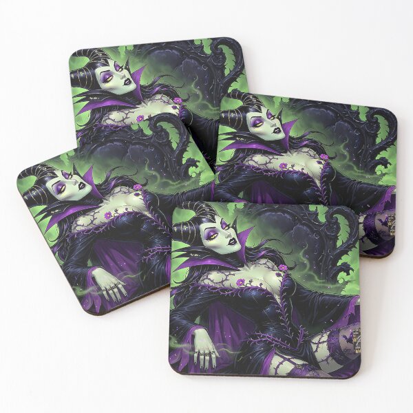 Item preview, Gothic Maleficent on Thorn Throne Fantasy Print designed and sold by PercfectpicsLLC.