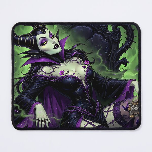 Item preview, Gothic Maleficent on Thorn Throne Fantasy Print designed and sold by PercfectpicsLLC.