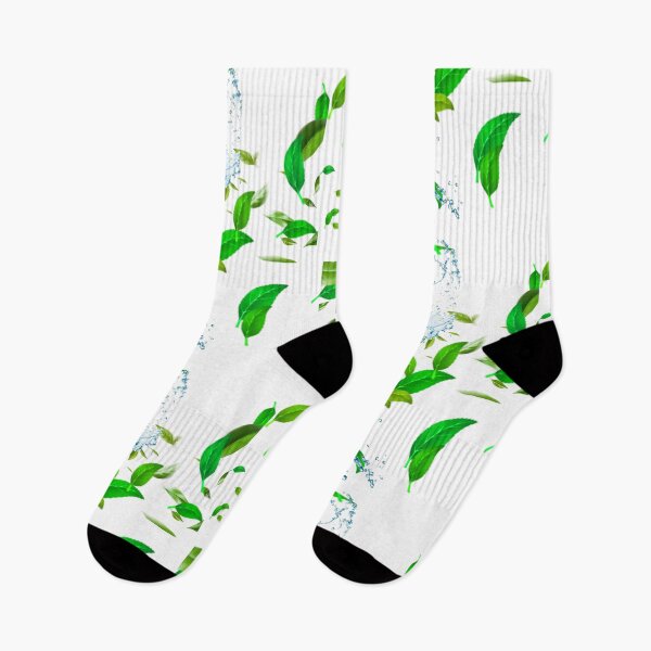 Item preview, Splash of Freshness Green Leaves Water Graphic designed and sold by Divichan.