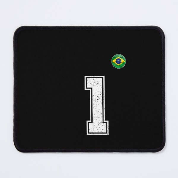 Item preview, Number 1 Brazil Futbol Football Brazilian soccer Flag Jersey designed and sold by RoyesButler.