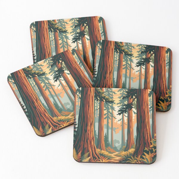 Item preview, Redwood National Park USA Travel Vintage designed and sold by RareDeerArt.