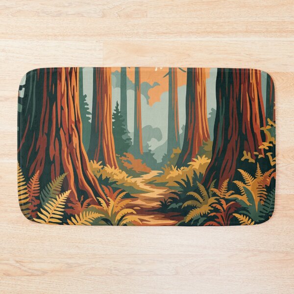 Item preview, Redwood National Park USA Travel Vintage designed and sold by RareDeerArt.