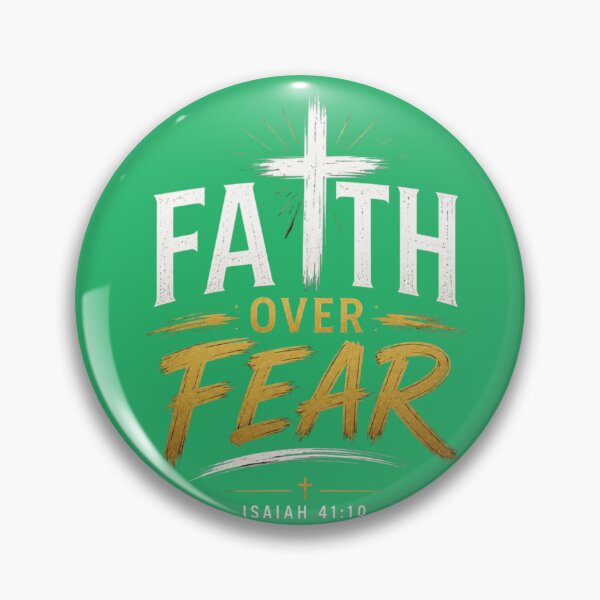 Item preview, Faith Over Fear Christian T-Shirt Design Isaiah 41:10 designed and sold by Jesusloverbrand.