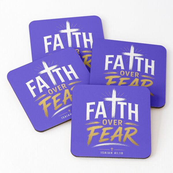 Item preview, Faith Over Fear Christian T-Shirt Design Isaiah 41:10 designed and sold by Jesusloverbrand.