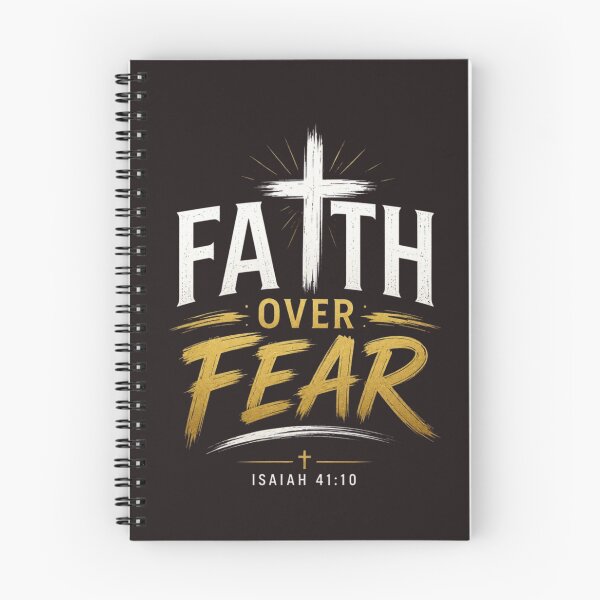 Item preview, Faith Over Fear Christian T-Shirt Design Isaiah 41:10 designed and sold by Jesusloverbrand.