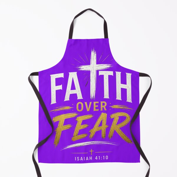 Item preview, Faith Over Fear Christian T-Shirt Design Isaiah 41:10 designed and sold by Jesusloverbrand.