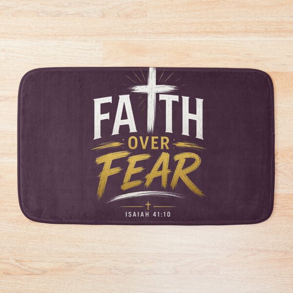 Item preview, Faith Over Fear Christian T-Shirt Design Isaiah 41:10 designed and sold by Jesusloverbrand.