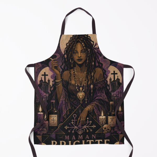 Item preview, Maman Brigitte – Guardian of the Cemetery | Haitian Vodou Art designed and sold by Urbantheseus.