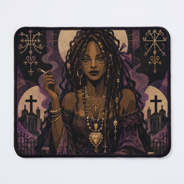 Item preview, Maman Brigitte – Guardian of the Cemetery | Haitian Vodou Art designed and sold by Urbantheseus.