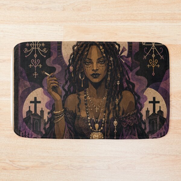 Item preview, Maman Brigitte – Guardian of the Cemetery | Haitian Vodou Art designed and sold by Urbantheseus.