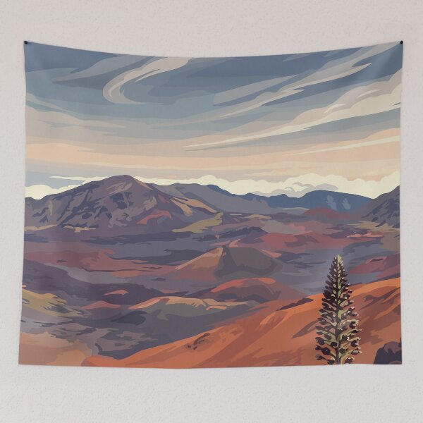 Item preview, Haleakalā National Park USA Travel Vintage designed and sold by RareDeerArt.
