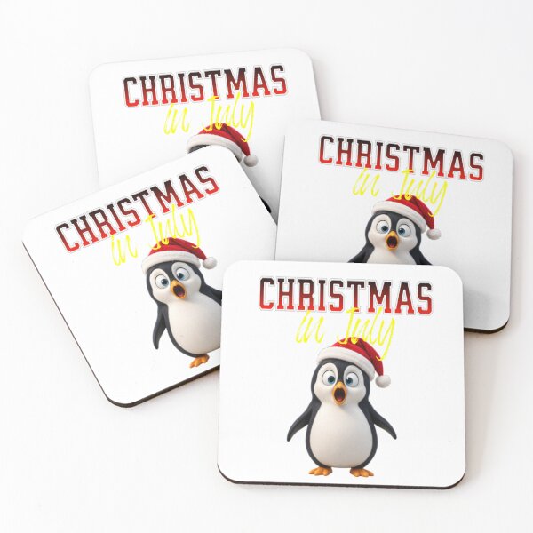 Item preview, Christmas in July Penguin  designed and sold by TheEndDesign.
