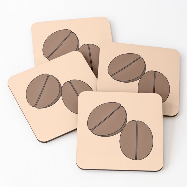 Item preview, Cute Roasted Coffee Beans Illustration designed and sold by ubborn.