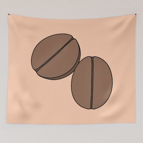 Item preview, Cute Roasted Coffee Beans Illustration designed and sold by ubborn.