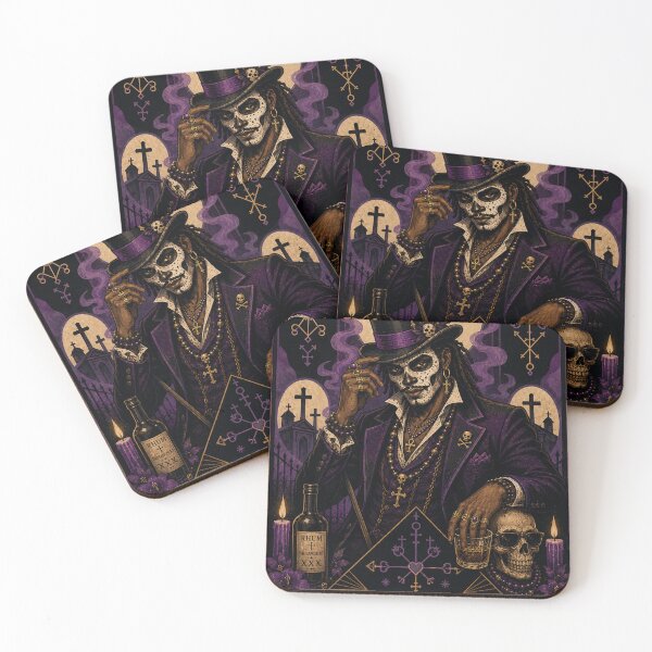 Item preview, Baron Samedi – Master of the Crossroads | Haitian Vodou Art designed and sold by Urbantheseus.