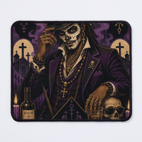 Item preview, Baron Samedi – Master of the Crossroads | Haitian Vodou Art designed and sold by Urbantheseus.
