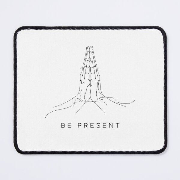 Item preview, Minimalist Black Line Art Praying Hands designed and sold by Osmose-Studio ⭐⭐⭐⭐⭐.