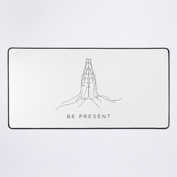 Item preview, Minimalist Black Line Art Praying Hands designed and sold by Osmose-Studio.